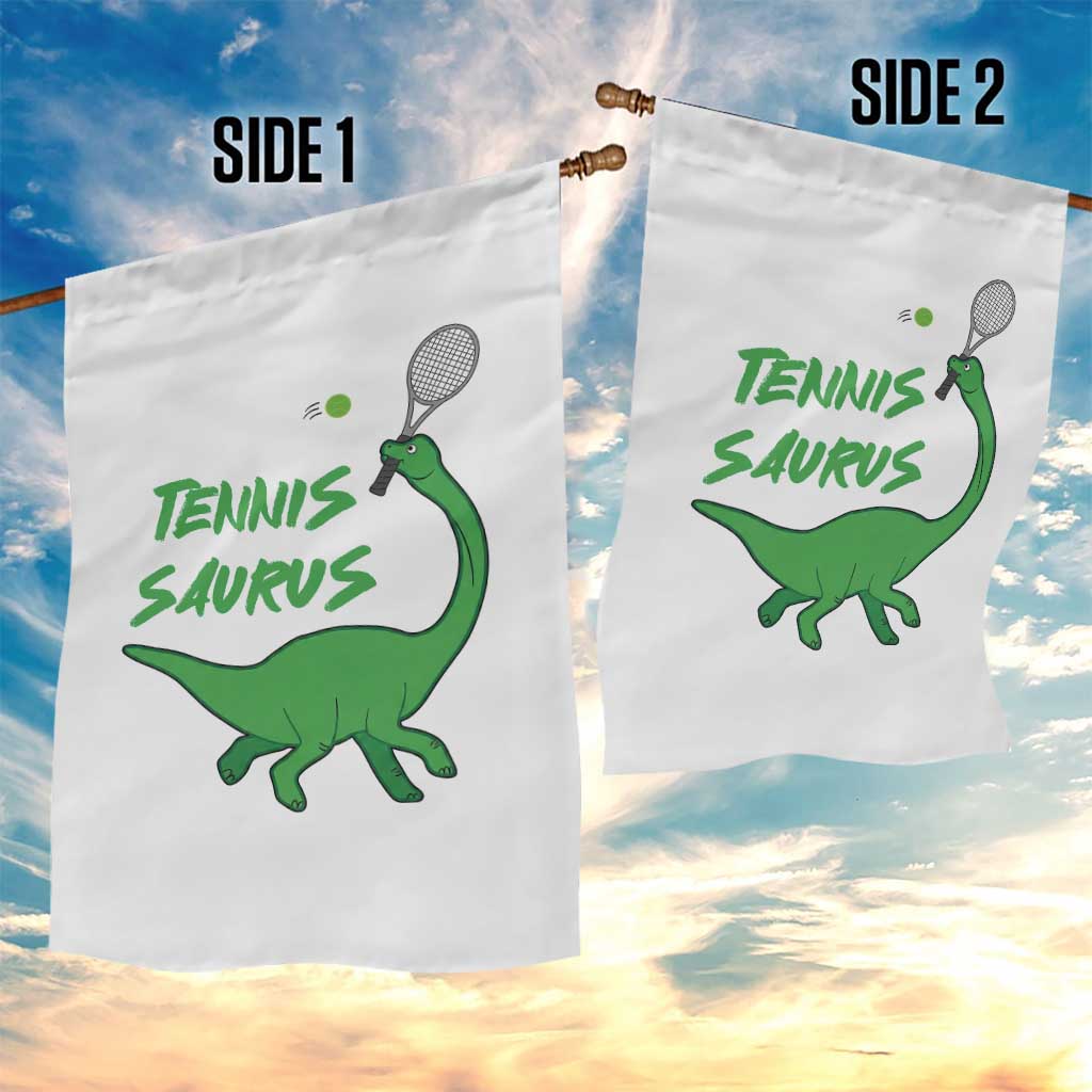 Funny Tennis Dinosaur Tennis Lover Garden Flag Gift For Tennis Fans - Wonder Print Shop