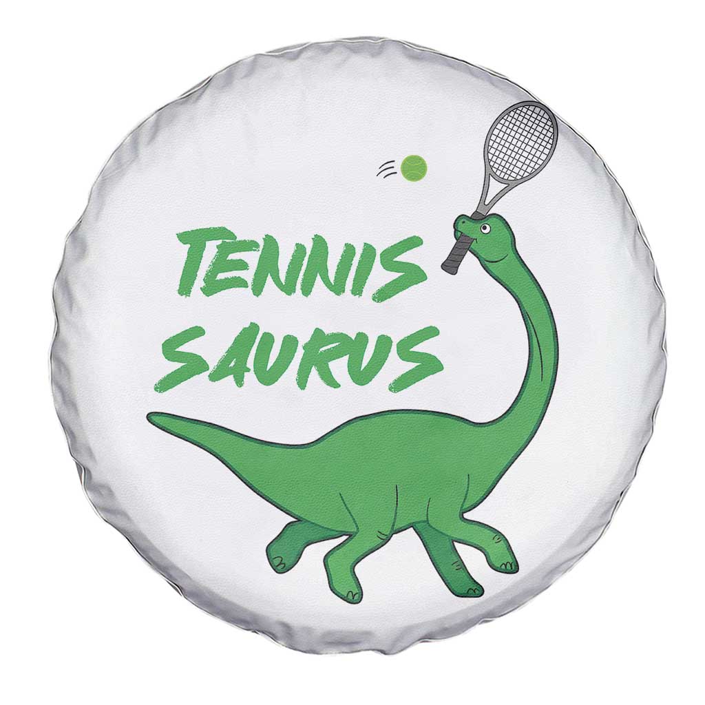 Funny Tennis Dinosaur Tennis Lover Spare Tire Cover Gift For Tennis Fans - Wonder Print Shop