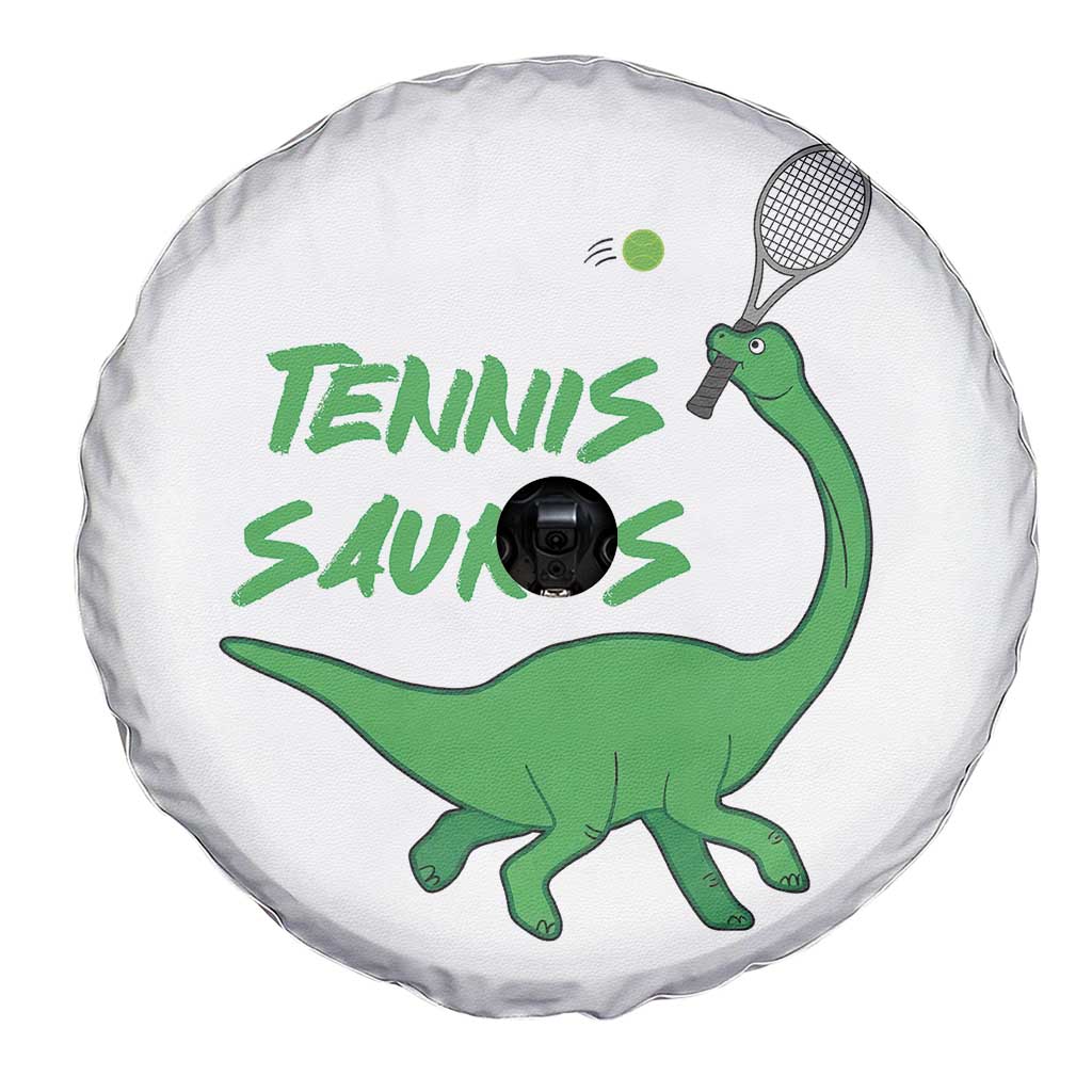 Funny Tennis Dinosaur Tennis Lover Spare Tire Cover Gift For Tennis Fans - Wonder Print Shop