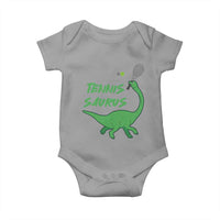 Funny Tennis Dinosaur Tennis Lover Baby Onesie Gift For Tennis Fans - Wonder Print Shop