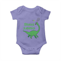 Funny Tennis Dinosaur Tennis Lover Baby Onesie Gift For Tennis Fans - Wonder Print Shop