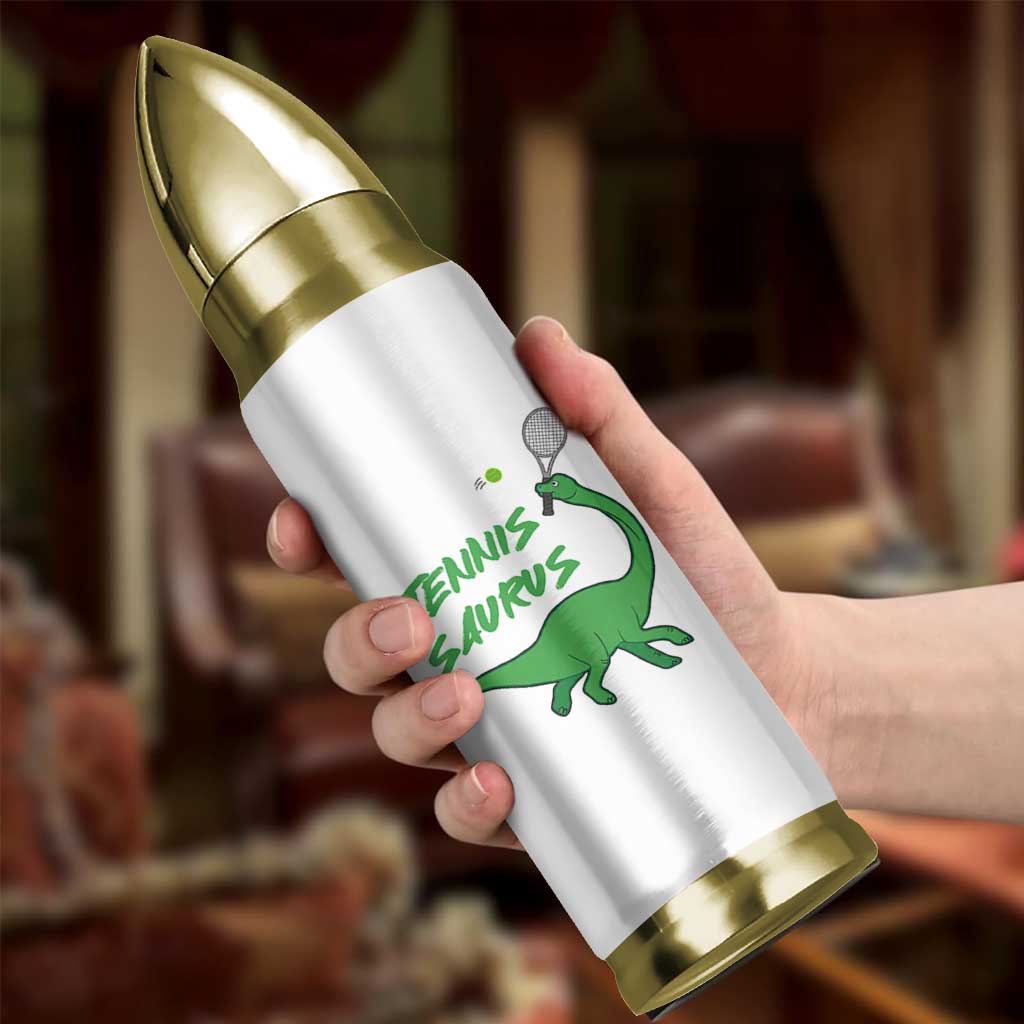 Funny Tennis Dinosaur Tennis Lover Bullet Tumbler Gift For Tennis Fans - Wonder Print Shop