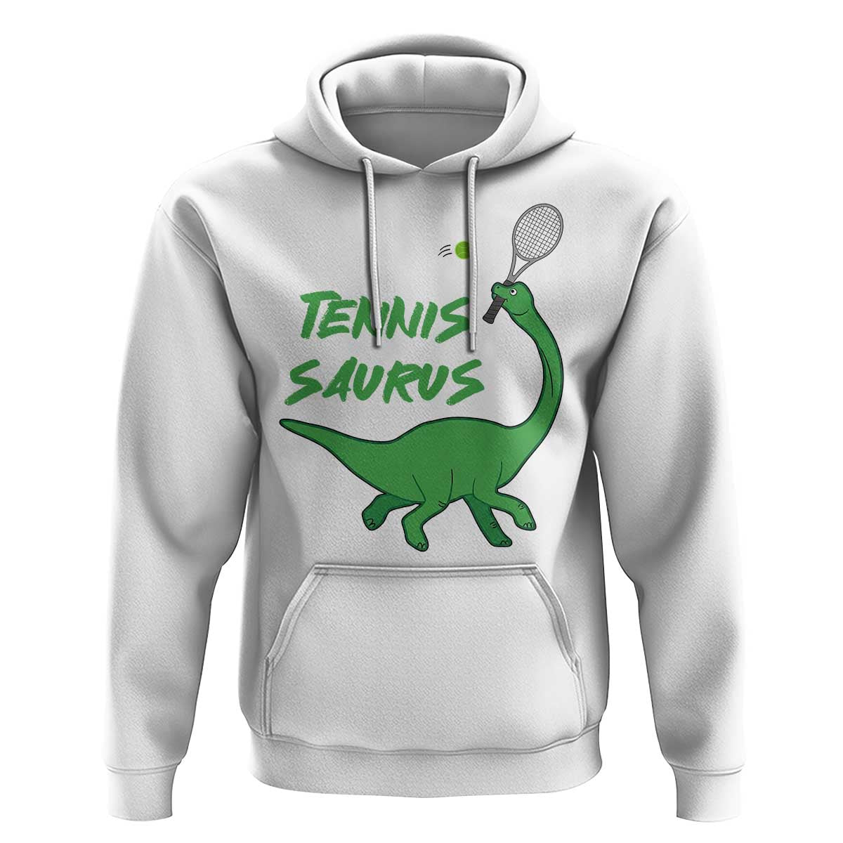 Funny Tennis Dinosaur Tennis Lover Hoodie Gift For Tennis Fans - Wonder Print Shop
