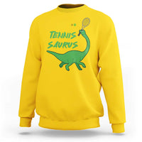 Funny Tennis Dinosaur Tennis Lover Sweatshirt Gift For Tennis Fans - Wonder Print Shop