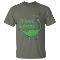 Funny Tennis Dinosaur Tennis Lover T Shirt Gift For Tennis Fans - Wonder Print Shop