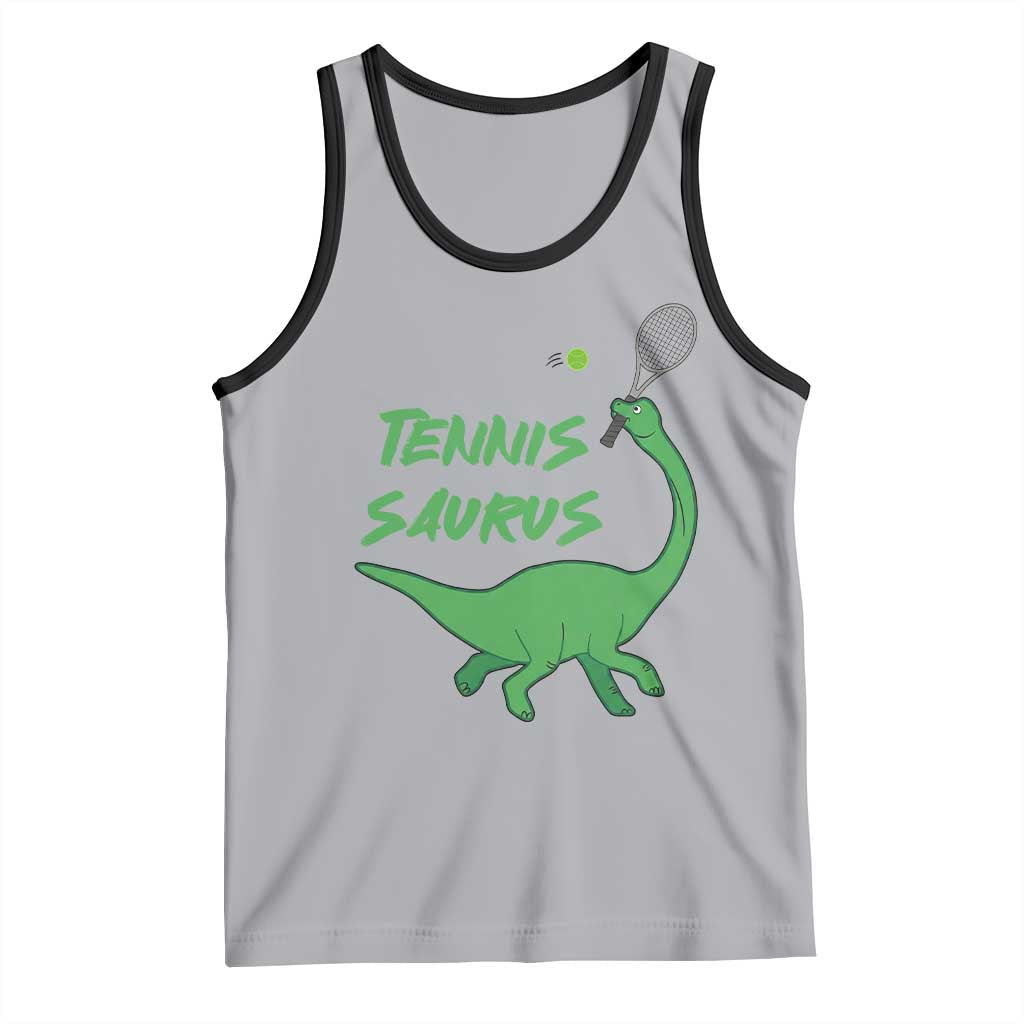 Funny Tennis Dinosaur Tennis Lover Tank Top Gift For Tennis Fans - Wonder Print Shop