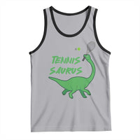 Funny Tennis Dinosaur Tennis Lover Tank Top Gift For Tennis Fans - Wonder Print Shop