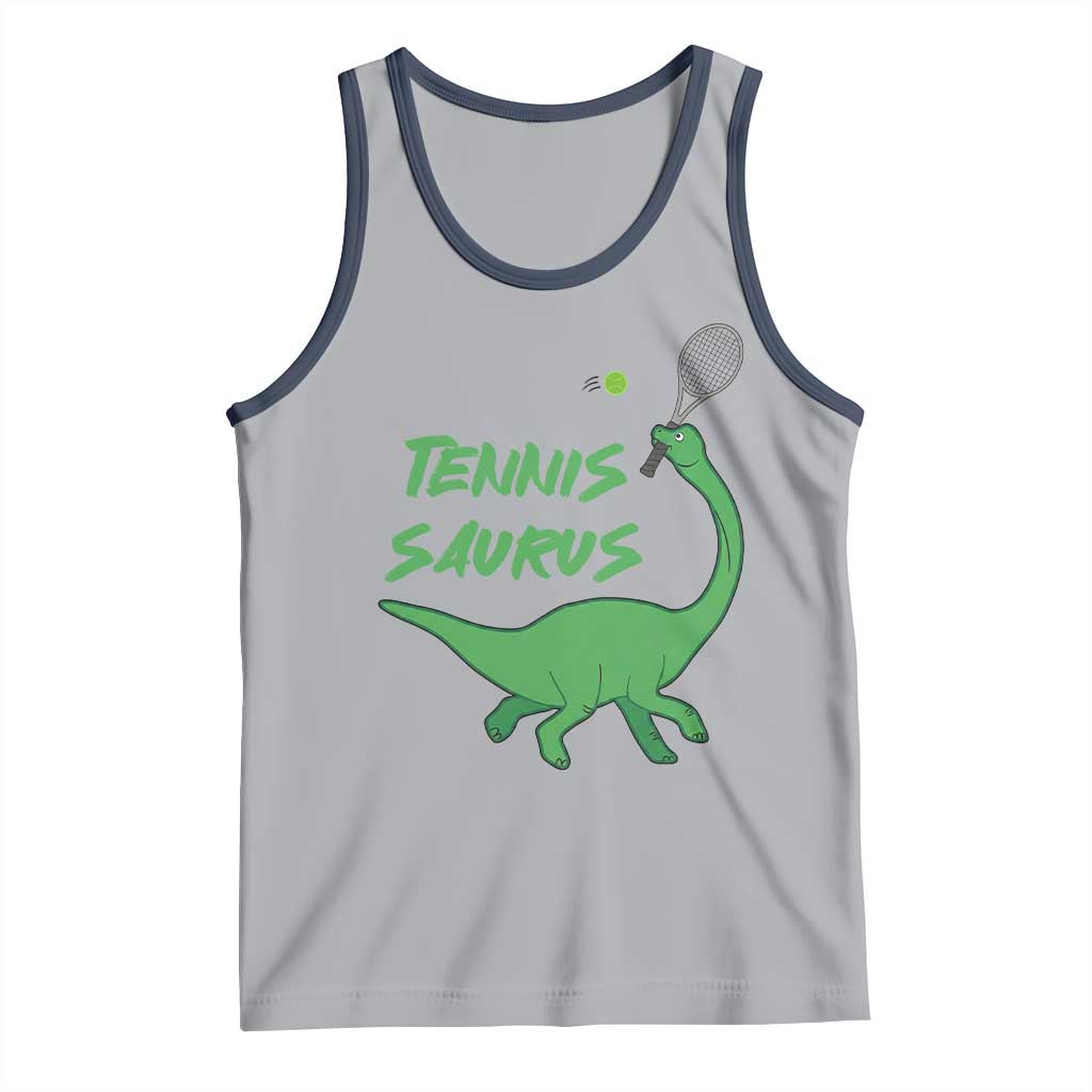 Funny Tennis Dinosaur Tennis Lover Tank Top Gift For Tennis Fans - Wonder Print Shop
