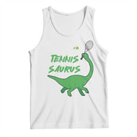 Funny Tennis Dinosaur Tennis Lover Tank Top Gift For Tennis Fans - Wonder Print Shop