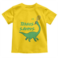 Funny Tennis Dinosaur Tennis Lover Toddler T Shirt Gift For Tennis Fans - Wonder Print Shop