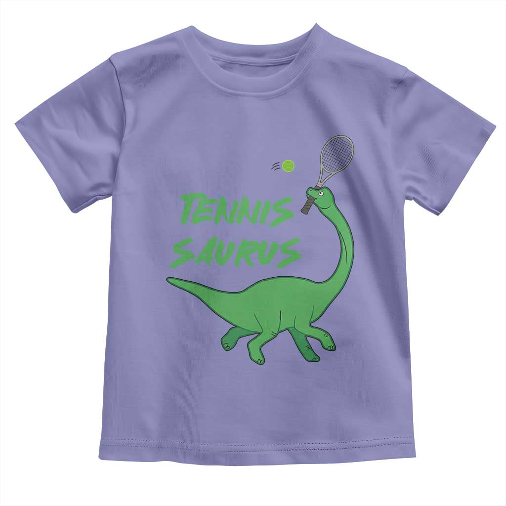 Funny Tennis Dinosaur Tennis Lover Toddler T Shirt Gift For Tennis Fans - Wonder Print Shop