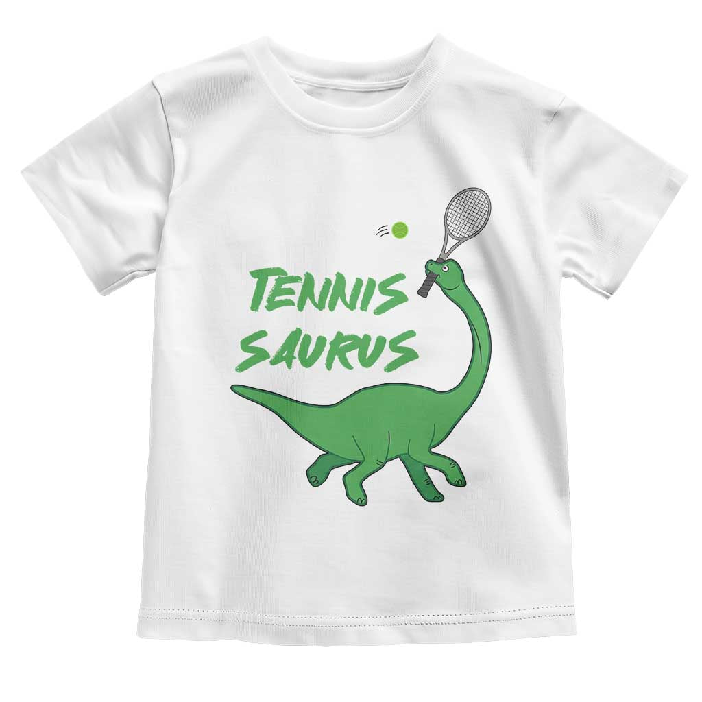 Funny Tennis Dinosaur Tennis Lover Toddler T Shirt Gift For Tennis Fans - Wonder Print Shop