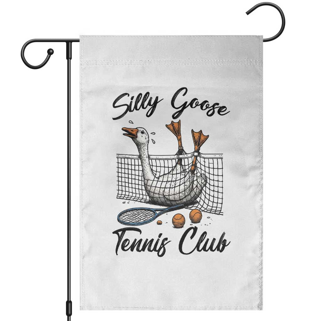 Funny Silly Goose Tennis Club Garden Flag Tennis Lover Gift - Wonder Print Shop