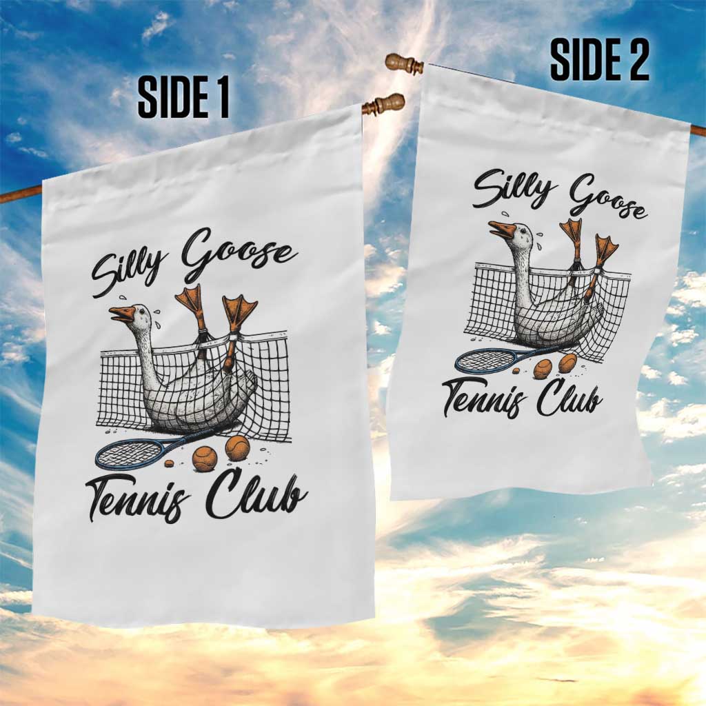 Funny Silly Goose Tennis Club Garden Flag Tennis Lover Gift - Wonder Print Shop