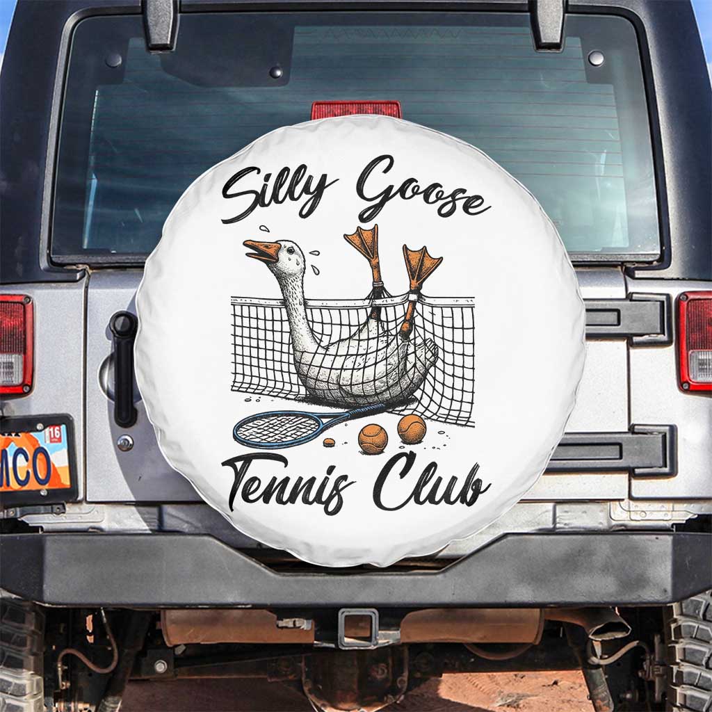Funny Silly Goose Tennis Club Spare Tire Cover Tennis Lover Gift - Wonder Print Shop