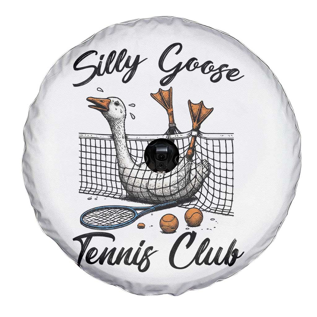 Funny Silly Goose Tennis Club Spare Tire Cover Tennis Lover Gift - Wonder Print Shop