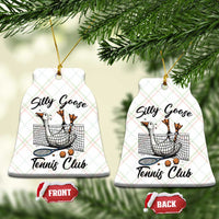 Funny Silly Goose Tennis Club Ceramic Ornament Tennis Lover Gift - Wonder Print Shop