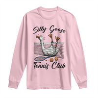 Funny Silly Goose Tennis Club Long Sleeve Shirt Tennis Lover Gift - Wonder Print Shop