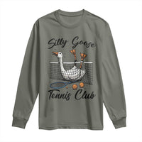 Funny Silly Goose Tennis Club Long Sleeve Shirt Tennis Lover Gift - Wonder Print Shop