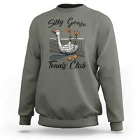 Funny Silly Goose Tennis Club Sweatshirt Tennis Lover Gift - Wonder Print Shop