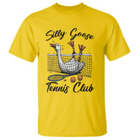 Funny Silly Goose Tennis Club T Shirt Tennis Lover Gift - Wonder Print Shop