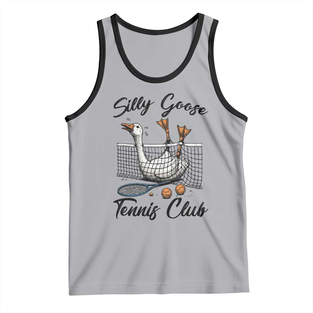 Funny Silly Goose Tennis Club Tank Top Tennis Lover Gift - Wonder Print Shop