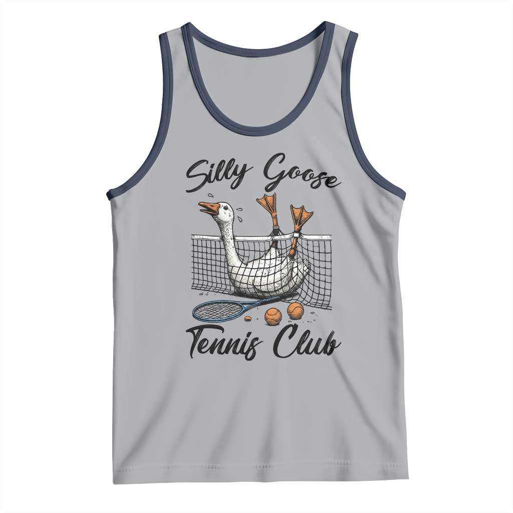 Funny Silly Goose Tennis Club Tank Top Tennis Lover Gift - Wonder Print Shop