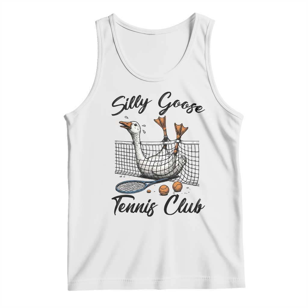 Funny Silly Goose Tennis Club Tank Top Tennis Lover Gift - Wonder Print Shop