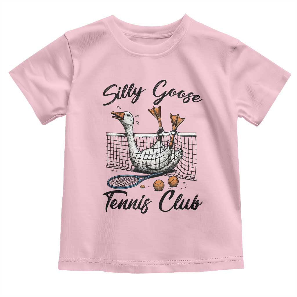 Funny Silly Goose Tennis Club Toddler T Shirt Tennis Lover Gift - Wonder Print Shop