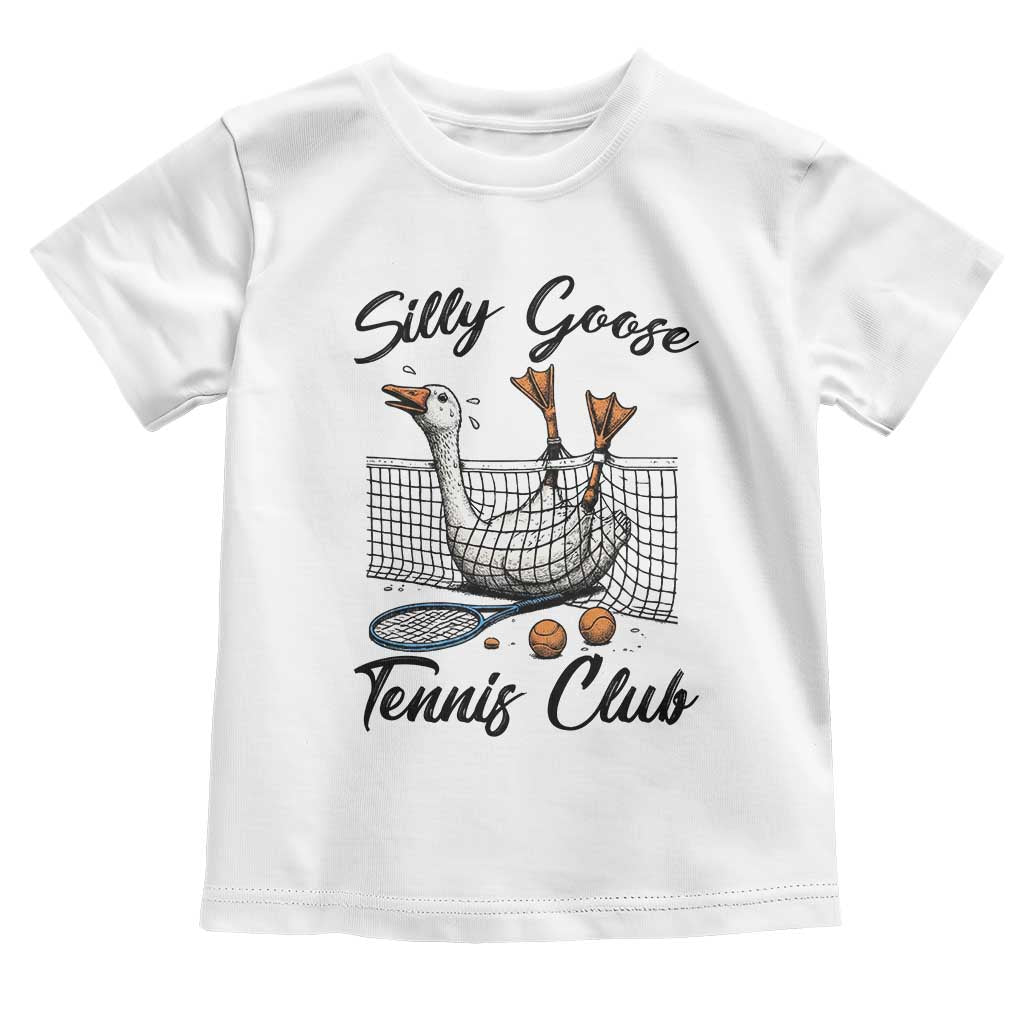 Funny Silly Goose Tennis Club Toddler T Shirt Tennis Lover Gift - Wonder Print Shop