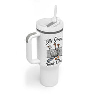 Funny Silly Goose Tennis Club Tumbler With Handle Tennis Lover Gift - Wonder Print Shop