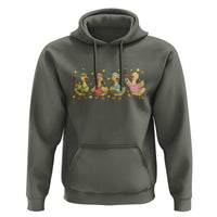 Funny Duck Playing Tennis Hoodie Farm Animal Lover - Wonder Print Shop