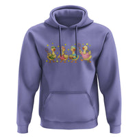 Funny Duck Playing Tennis Hoodie Farm Animal Lover - Wonder Print Shop