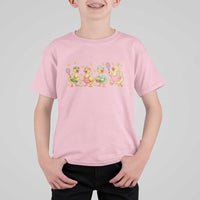 Funny Duck Playing Tennis T Shirt For Kid Farm Animal Lover - Wonder Print Shop