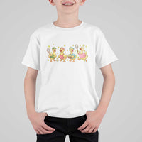 Funny Duck Playing Tennis T Shirt For Kid Farm Animal Lover - Wonder Print Shop