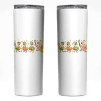 Funny Duck Playing Tennis Skinny Tumbler Farm Animal Lover - Wonder Print Shop