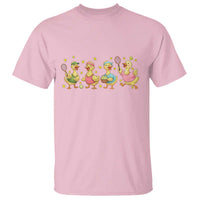 Funny Duck Playing Tennis T Shirt Farm Animal Lover - Wonder Print Shop