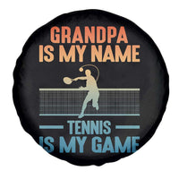 Funny Grandpa Tennis Quote Spare Tire Cover Tennis Is My Game - Wonder Print Shop