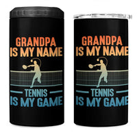 Funny Grandpa Tennis Quote 4 in 1 Can Cooler Tumbler Tennis Is My Game - Wonder Print Shop