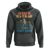 Funny Grandpa Tennis Quote Hoodie Tennis Is My Game - Wonder Print Shop