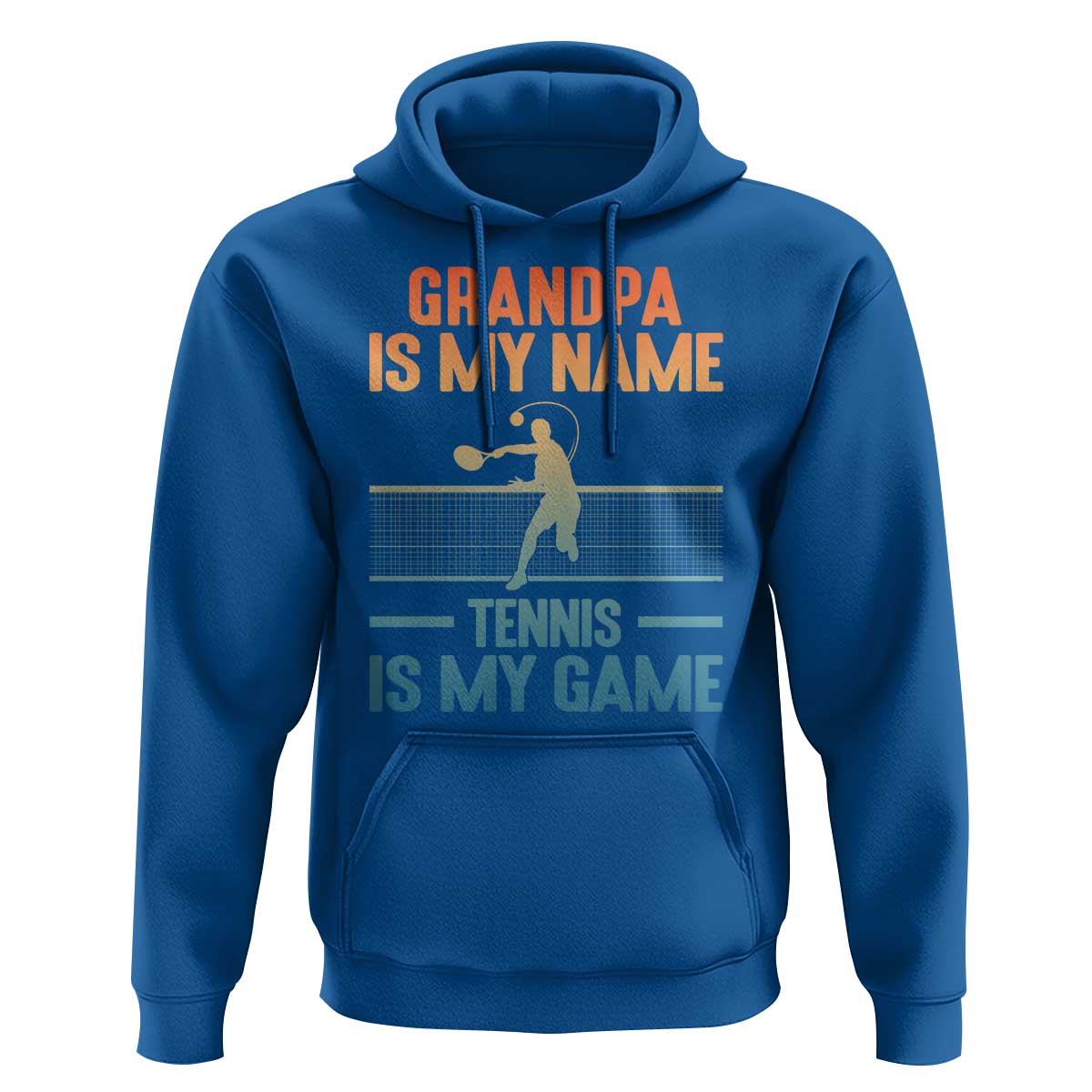 Funny Grandpa Tennis Quote Hoodie Tennis Is My Game - Wonder Print Shop