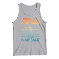Funny Grandpa Tennis Quote Tank Top Tennis Is My Game - Wonder Print Shop