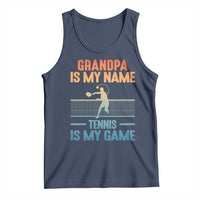 Funny Grandpa Tennis Quote Tank Top Tennis Is My Game - Wonder Print Shop