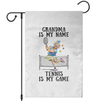 Funny Tennis Quote Garden Flag Grandma Is My Name Tennis Is My Game - Wonder Print Shop