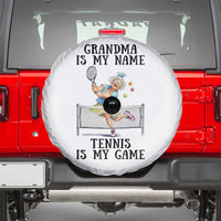 Funny Tennis Quote Spare Tire Cover Grandma Is My Name Tennis Is My Game - Wonder Print Shop