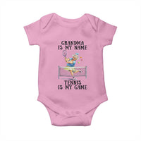 Funny Tennis Quote Baby Onesie Grandma Is My Name Tennis Is My Game - Wonder Print Shop