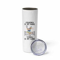 Funny Tennis Quote Skinny Tumbler Grandma Is My Name Tennis Is My Game - Wonder Print Shop