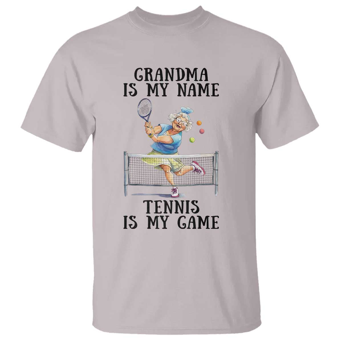Funny Tennis Quote T Shirt Grandma Is My Name Tennis Is My Game - Wonder Print Shop