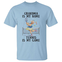 Funny Tennis Quote T Shirt Grandma Is My Name Tennis Is My Game - Wonder Print Shop