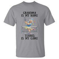 Funny Tennis Quote T Shirt Grandma Is My Name Tennis Is My Game - Wonder Print Shop
